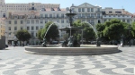 An elegant square in Baixa, Lisbon