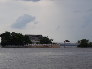 Eddy Grant's retreat on Two Brothers islands, Essequibo River.