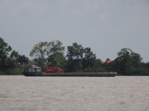 The infamous river barges of the Surinam River.