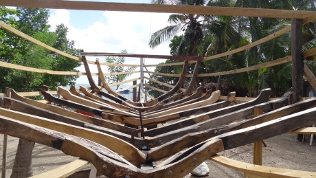 Boat building the Scottish way...Windward, Carriacou