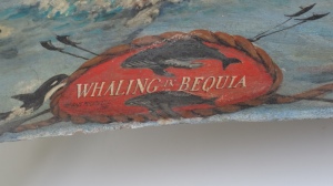 Whaling in Bequia plaque.